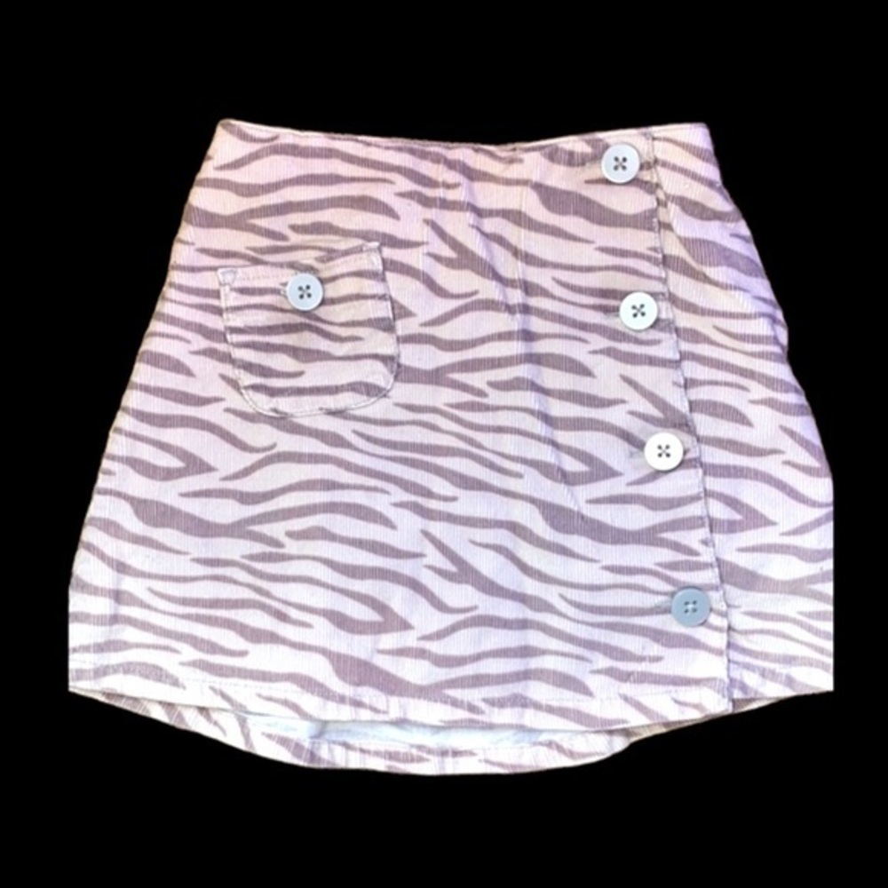 Gymboree Safari Friends Zebra Corduroy Skort Girls 5